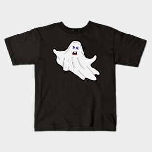 A Fluffy Ghost Flying Kids T-Shirt